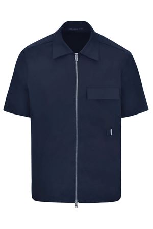 Blue cotton shirt LOW BRAND | L1JSS256828E003